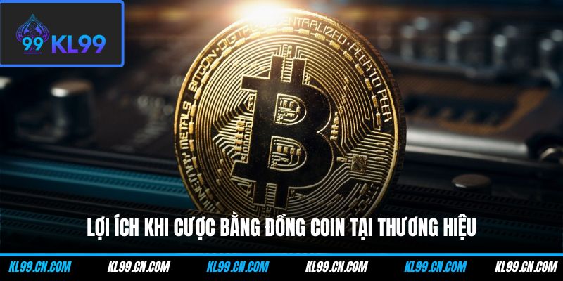 Lợi ích khi cược bằng đồng coin tại thương hiệu
